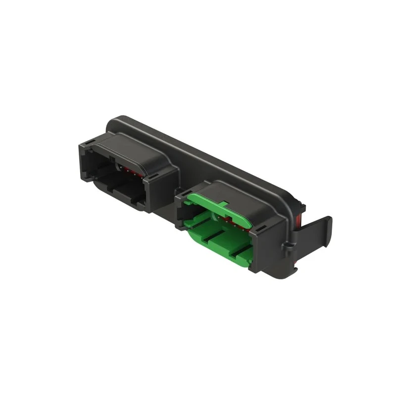 Amphenol Industrial Armor IPX Automotive Connector Male Black PCB 24 Way Solder Termination ATM13-12PB-12PC-BM03