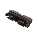 Amphenol Industrial Armor IPX Automotive Connector Male Black PCB 24 Way Solder Termination ATM13-12PB-12PC-BM03