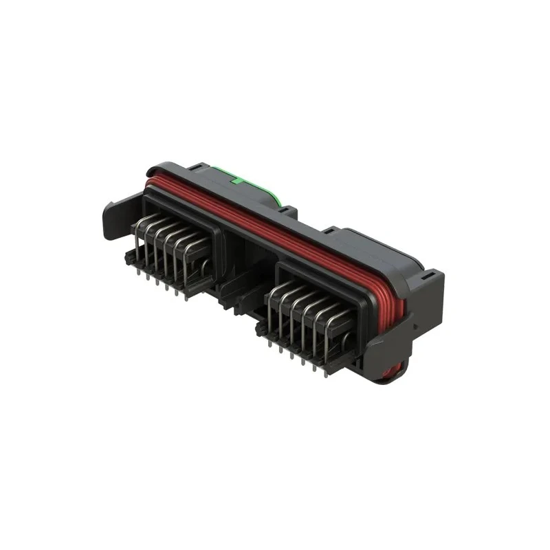 Amphenol Industrial Armor IPX Automotive Connector Male Black PCB 24 Way Solder Termination ATM13-12PB-12PC-BM03