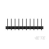 TE Connectivity AMPMODU Series Straight Surface Pin Header, 10 Contacts, 2 mm Pitch, 1 Row, Unshrouded 1-2842102-0