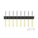 TE Connectivity AMPMODU Series Straight Through Hole Pin Header, 10 Contacts, 2 mm Pitch, 1 Row, Unshrouded 1-2355045-0