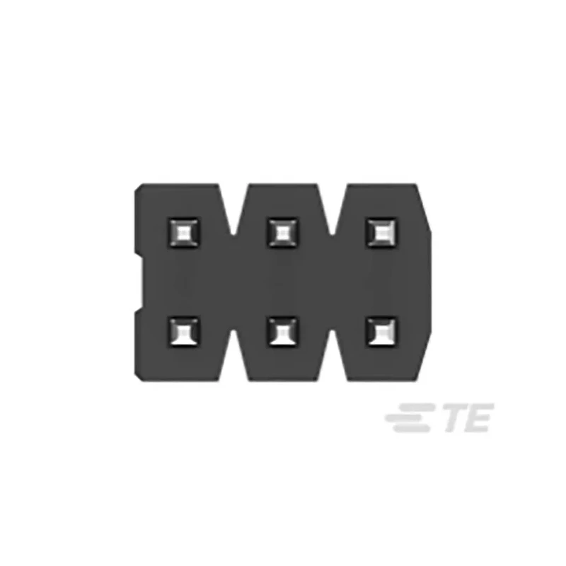 TE Connectivity AMPMODU Series Straight Through Hole Pin Header 6 Contact, 2 mm Pitch, 2 Row, Unshrouded 2842128-3