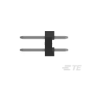 TE Connectivity AMPMODU Series Straight Through Hole Pin Header 6 Contact, 2 mm Pitch, 2 Row, Unshrouded 2842128-3