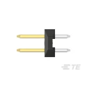 TE Connectivity AMPMODU Series Straight Through Hole Pin Header, 10 Contacts, 2 mm Pitch, 2 Row, Unshrouded 2842128-5