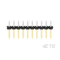 TE Connectivity AMPMODU Series Straight Through Hole Pin Header, 10 Contacts, 2 mm Pitch, 2 Row, Unshrouded 2842128-5