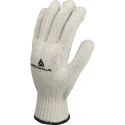 Delta Plus White Cotton, Polyester Work Gloves Size 9 with Polyvinyl Chloride Coating TP169