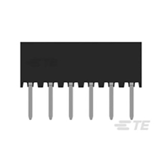 TE Connectivity AMPMODU Series Straight Through Hole PCB Socket, 14-Contact, 2 Row, 2 mm Pitch, 650V, 12A 1-2314822-4