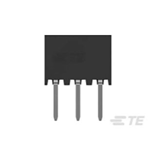 TE Connectivity AMPMODU Series Straight Through Hole PCB Socket, 6-Contact, 2 Row, 2 mm Pitch, 650V, 12A, Liquid 2314820-6