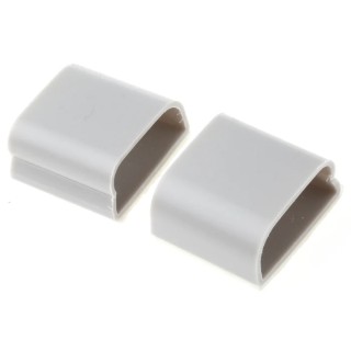RS PRO Grey Polyvinyl Chloride Cable Clip, 9.5 mm Max Bundle Diameter, Self-Adhesive Fixing Method, 28.5 mm Length 479-611
