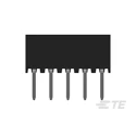 TE Connectivity AMPMODU Series Straight Through Hole PCB Socket 10-Contact 2 Row 2 mm Pitch Solder 1-2314820-0