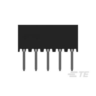 TE Connectivity AMPMODU Series Straight Through Hole PCB Socket 10-Contact 2 Row 2 mm Pitch Solder 1-2314820-0