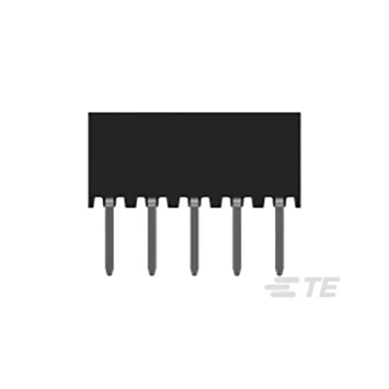 TE Connectivity AMPMODU Series Straight Through Hole PCB Socket 10-Contact 2 Row 2 mm Pitch Solder 1-2314820-0