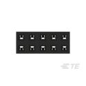TE Connectivity AMPMODU Series Straight Through Hole PCB Socket 10-Contact 2 Row 2 mm Pitch Solder 1-2314820-0