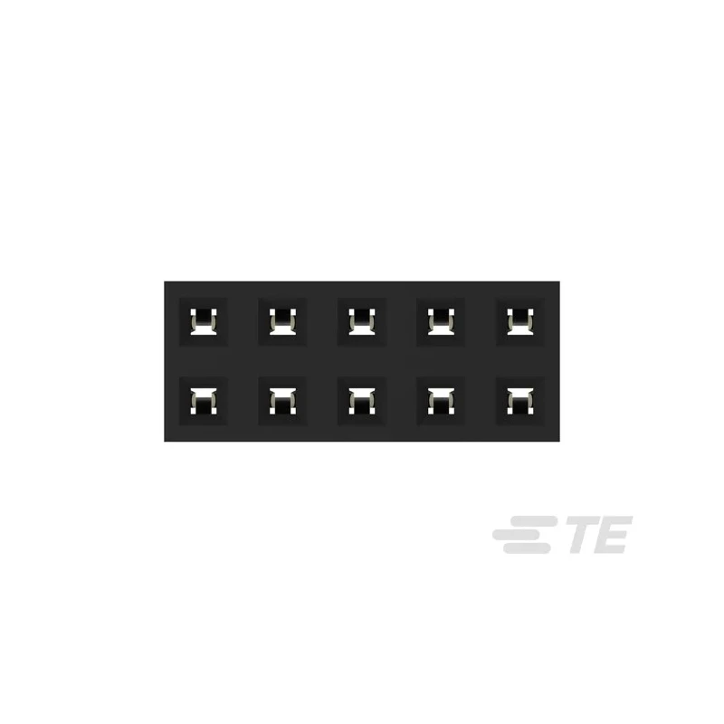 TE Connectivity AMPMODU Series Straight Through Hole PCB Socket 10-Contact 2 Row 2 mm Pitch Solder 1-2314820-0