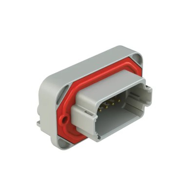 Amphenol Industrial AT Automotive Connector Male Grey Flange 12 Way Solder Termination AT13-12PA-BM01
