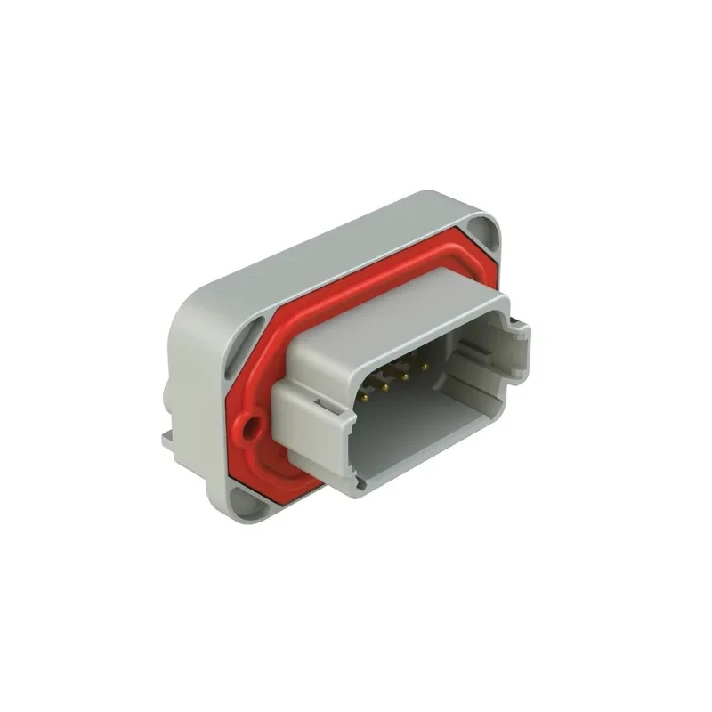 Amphenol Industrial AT Automotive Connector Male Grey Flange 12 Way Solder Termination AT13-12PA-BM01