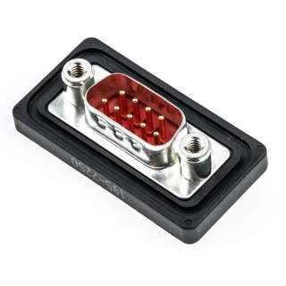 FCT from Molex 9 Way Straight Panel Mount D-Sub Connector 5A 250V Brass Housing FWDF09P / 1731100114