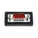 FCT from Molex 9 Way Straight Panel Mount D-Sub Connector 5A 250V Brass Housing FWDF09P / 1731100114