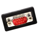 FCT from Molex 9 Way Straight Panel Mount D-Sub Connector 5A 250V Brass Housing FWDF09P / 1731100114