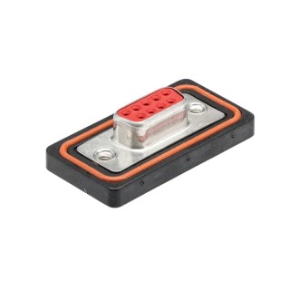 FCT from Molex 9 Way Straight 2.84 mm Pitch Panel Mount Female D-Sub Connector FWDR09S / 1731100005