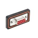 FCT from Molex 9 Way Straight 2.84 mm Pitch Panel Mount Female D-Sub Connector FWDR09S / 1731100005
