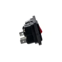 Bulgin C14 Straight Panel Mount IEC Connector 10A 250V Fuse Size 5 x 20 mm BVA01/Z0000/11