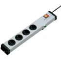 Bodo Ehmann 16A 250V 4 Gang Extension Lead with 1.5m Type F German Schuko Cable and RCD Protection 0220X00042301