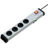 Bodo Ehmann 16A 250V 4 Gang Extension Lead with 1.5m Type F German Schuko Cable and RCD Protection 0220X00042301