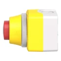 Schneider Electric Harmony Series Illuminated Emergency Stop Push Button, Surface Mount, 22mm Cutout, 1NO + 2NC XALK84W3BG