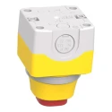 Schneider Electric Harmony Series Illuminated Emergency Stop Push Button, Surface Mount, 22mm Cutout, 1NO + 2NC XALK84W3BG