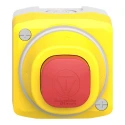 Schneider Electric Harmony Series Illuminated Emergency Stop Push Button, Surface Mount, 22mm Cutout, 1NO + 2NC XALK84W3BG