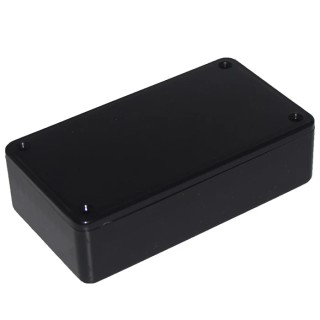 RS PRO Black ABS General Purpose Enclosure IP54, 31 mm x 112 mm x 62 mm 195-9110