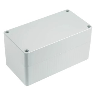 RS Pro ABS General Purpose Moulded Enclosure Grey Lid 150 mm x 80 mm x 76 mm IP54 195-9119