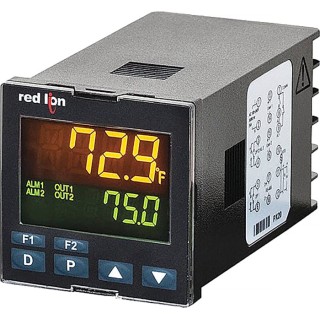 Red Lion PXU Panel Mount PID Temperature Controller 2 Input 1 Output Relay 240V dc PXU100B0