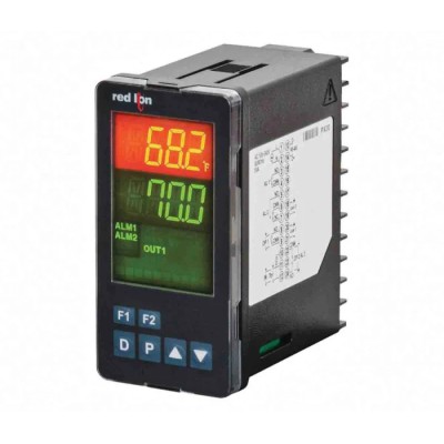 Red Lion Panel Mount PID Temperature Controller with 2 Inputs and 2 Outputs Solid State Relay 240V AC PXU21A30