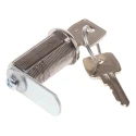 Euro-Locks a Lowe & Fletcher group Company Stainless Steel Camlock 32 mm Panel-to-Tongue 19.1 x 16.6 mm Key Unlock 1342032