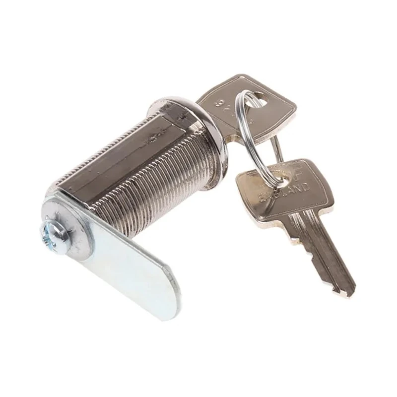 Euro-Locks a Lowe & Fletcher group Company Stainless Steel Camlock 32 mm Panel-to-Tongue 19.1 x 16.6 mm Key Unlock 1342032