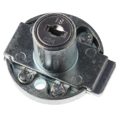 Euro-Locks a Lowe & Fletcher group Company Furniture Lock Keyed Panel to Tongue 19 mm, Panel Cutout 16.5 mm 5872037