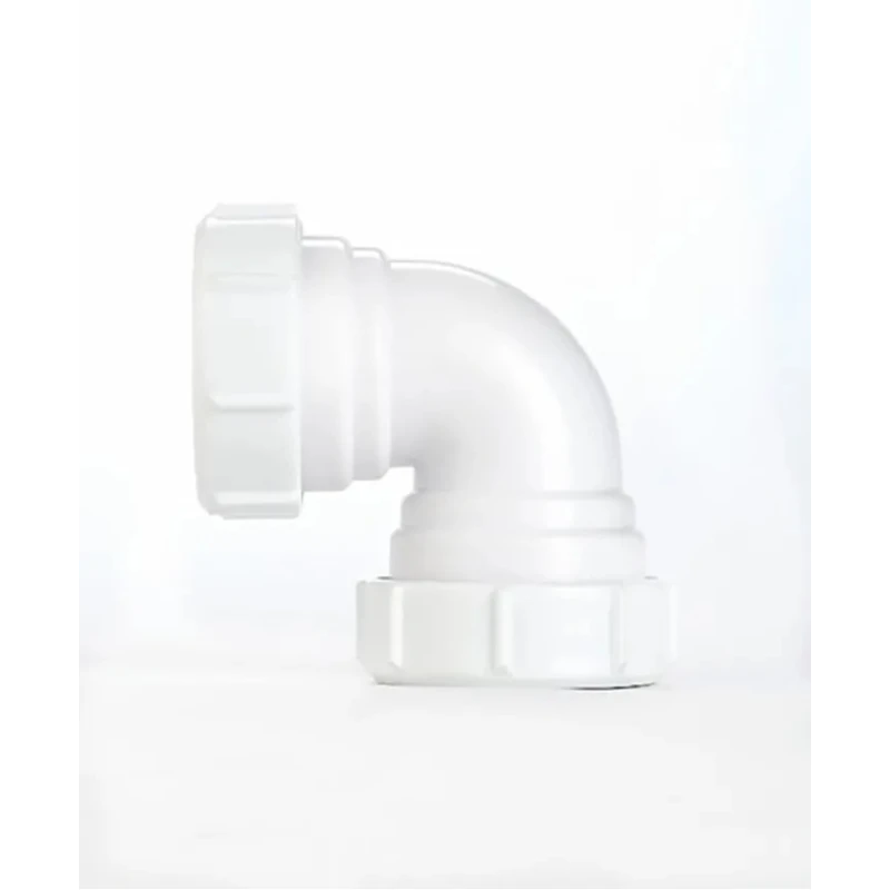 RS PRO Plastic Pipe Fitting Threaded 32 mm Elbow White 196-0544