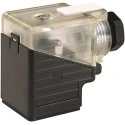 Murrelektronik Limited DIN 43650 Solenoid Connector 2P+E, 24V Voltage, 4A Current, Male with Indicator 7000-29001-0000000
