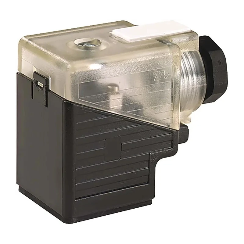 Murrelektronik Limited 2P+E DIN 43650 A Solenoid Connector Male Indicator Light 230V 7000-29121-0000000