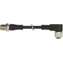 Murrelektronik Limited Male 4 Way Straight to Female 4 Way M12 Sensor Actuator Cable, 600 mm 7000-40121-6340060