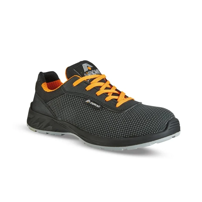 AIMONT DIAMONT METAL FREE Unisex Composite Safety Trainer Black Orange UK 9 EU 43 HAVOC DM20184 43