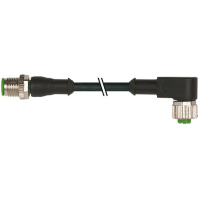 Murrelektronik Limited Male 4 Way Straight to Female 4 Way M12 Sensor Actuator Cable 1m 7000-40121-6340100