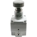 SMC Pneumatic Regulator Rc 3/8 Outlet Size, 0.01 MPa Minimum Operating Pressure, 0.005 to 0.8 MPa Regulating Pressure IR3000