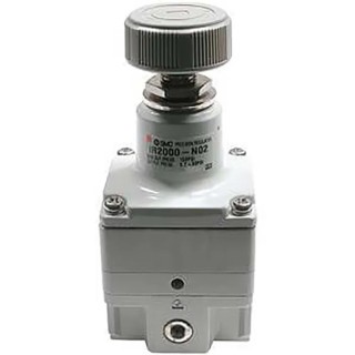 SMC Pneumatic Regulator Rc 3/8 Outlet Size, 0.01 MPa Minimum Operating Pressure, 0.005 to 0.8 MPa Regulating Pressure IR3000