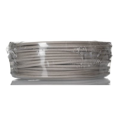 HellermannTyton Braided Fibreglass Natural Cable Sleeve 25m Length 4mm Diameter Helagaine GSS Series GSS2.5MM 25MT CL