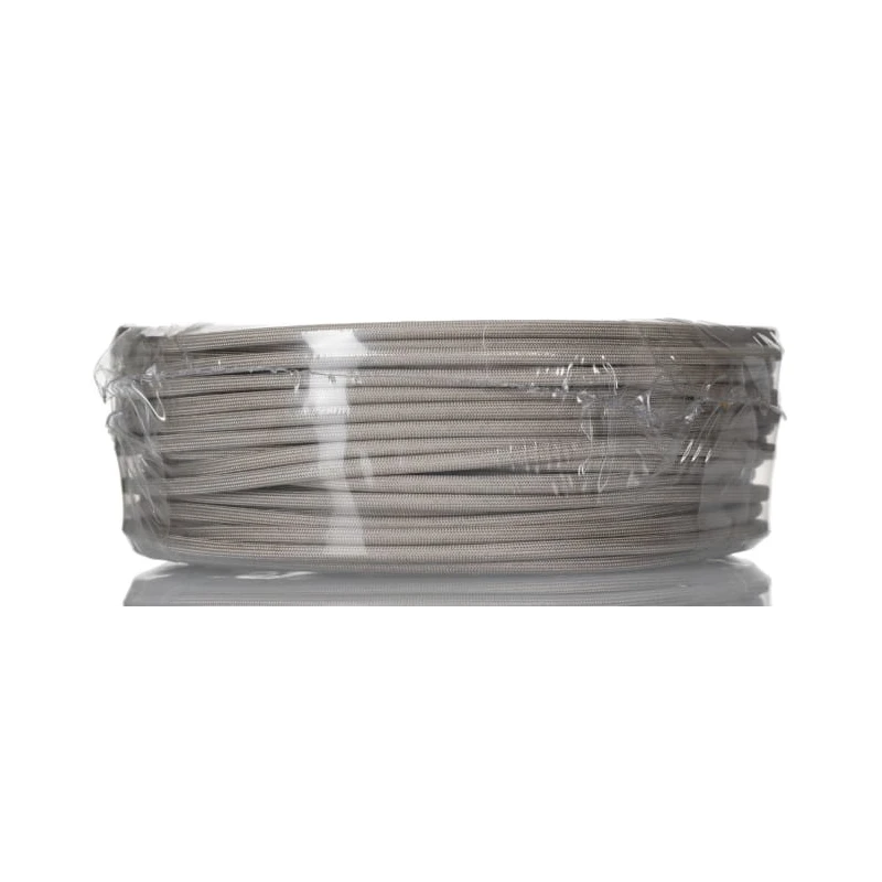 HellermannTyton Braided Fibreglass Natural Cable Sleeve 25m Length 4mm Diameter Helagaine GSS Series GSS2.5MM 25MT CL