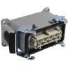 EPIC Heavy Duty Power Connector 16 Way 16A 440V Metal Housing Screw Terminals H-BE 10074000+10195000+12954500
