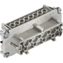 EPIC Heavy Duty Power Connector 16 Way 16A 440V Metal Housing Screw Terminals H-BE 10074000+10195000+12954500
